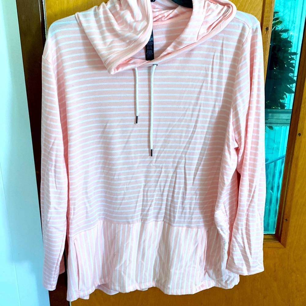 RBX long sleeve light pink light weight hoodie